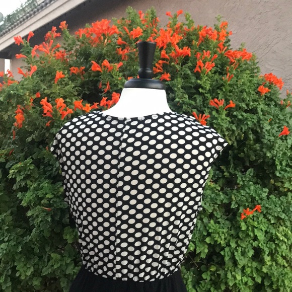 Corey P Draped Fitted Waist Dress Size Medium - Picture 3 of 8